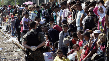 refugiati imigranti macedonia grecia tren - GettyImages - 24 august 2015