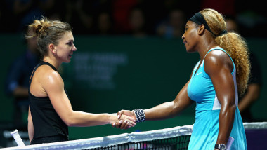 Simona Halep si Serena Williams GettyImages august 2015
