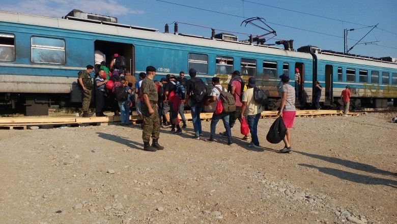 Refugiati imigranti Idomeni granita Grecia cu Macedonia Digi24 august 2015 6