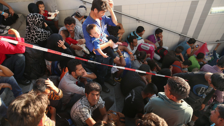 Imigranti refugiati in gara general GettyImages septembrie 2015