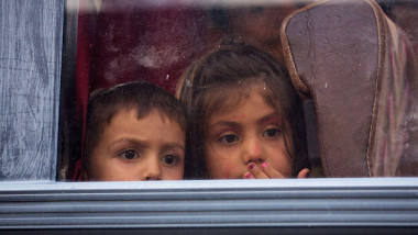 copii refugiati getty