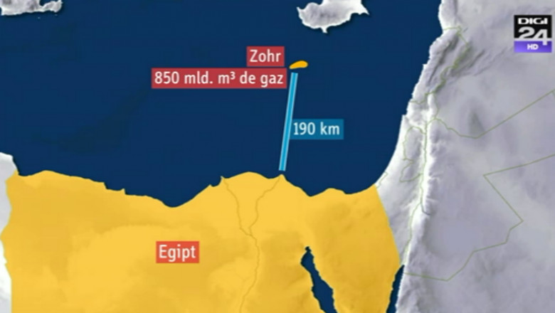 harta gaz egipt