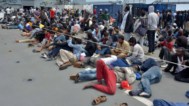 Refugiati salvati Italia GettyImages august 2015
