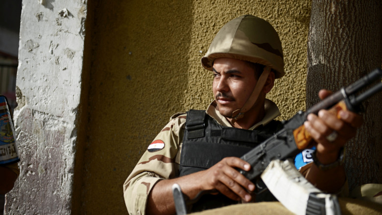 soldat egiptean - GettyImages-494043595