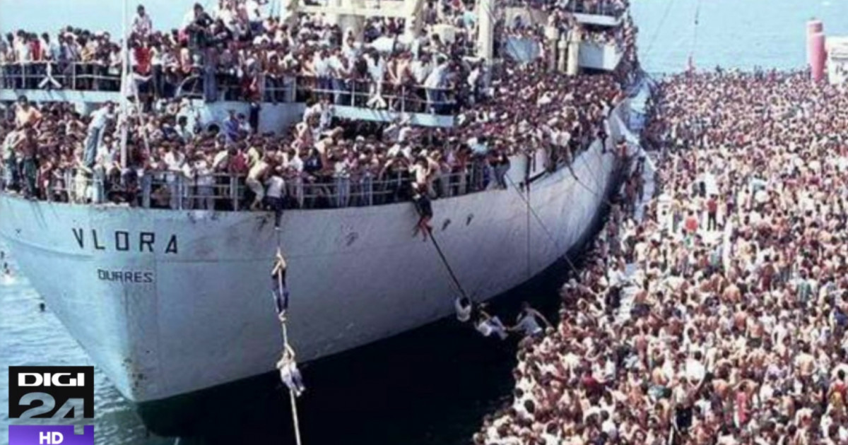 despre vaporul cu 20.000 de imigranți care a ajuns |