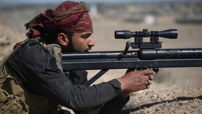 A Shia militia sniper GettyImages