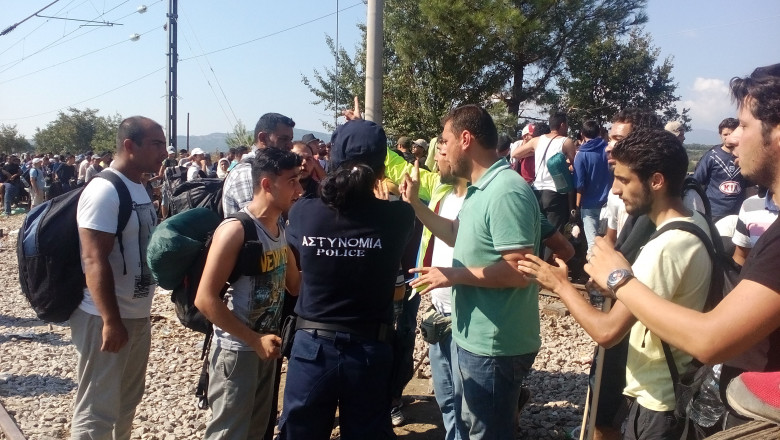 Refugiati imigranti Idomeni granita Grecia cu Macedonia Digi24 august 2015 4
