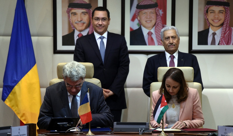 semnare acord bilateral romania iordania ponta - fb