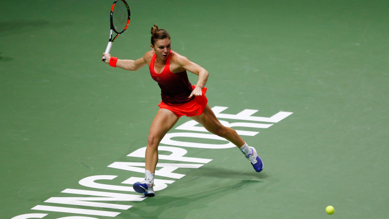 Simona Halep Turneul Cam pioanelor Singapore GettyImages 27 octombrie 2015