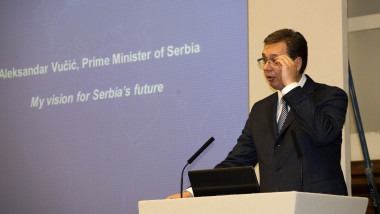 GettyImages Aleksandar Vucic premier Serbia