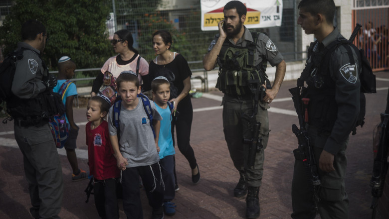 israel militari politisti - GettyImages - 20 oct 15
