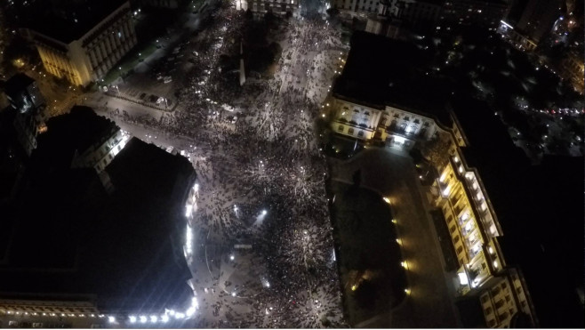 foto drona protest bucuresti Roland Ion-1