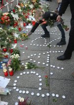 Paris - mesaje de solidaritate la Berlin getty