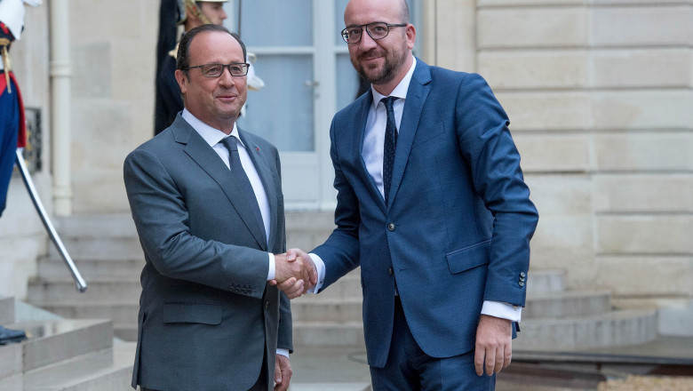 hollande si charles michel - GettyImages-485078818