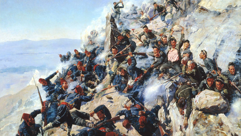 The defeat of Shipka Peak Bulgarian War of Independence