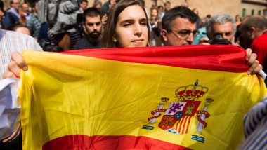 catalonia independenta steag spania - GettyImages-490254684