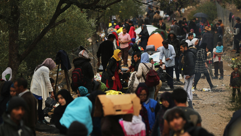 Conditii refugiati insula Lesbos Gulliver GettyImages octombrie 2015 1 -1