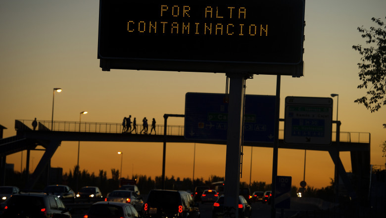 Restrictii circulatie masini Madrid poluare GettyImages noiembrie 2015