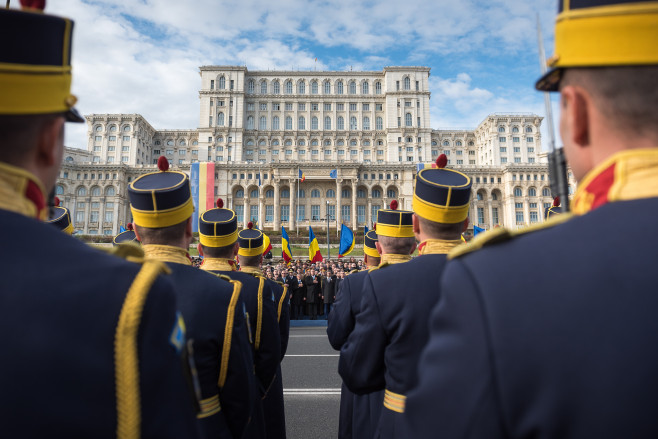 Klaus Iohannis la Parada militara - presidency 3