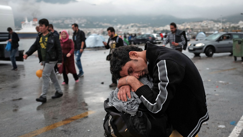 Conditii refugiati insula Lesbos Gulliver GettyImages octombrie 2015 7