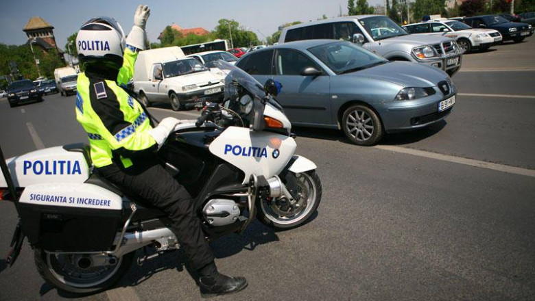 politist pe motor bucuresti politia romana