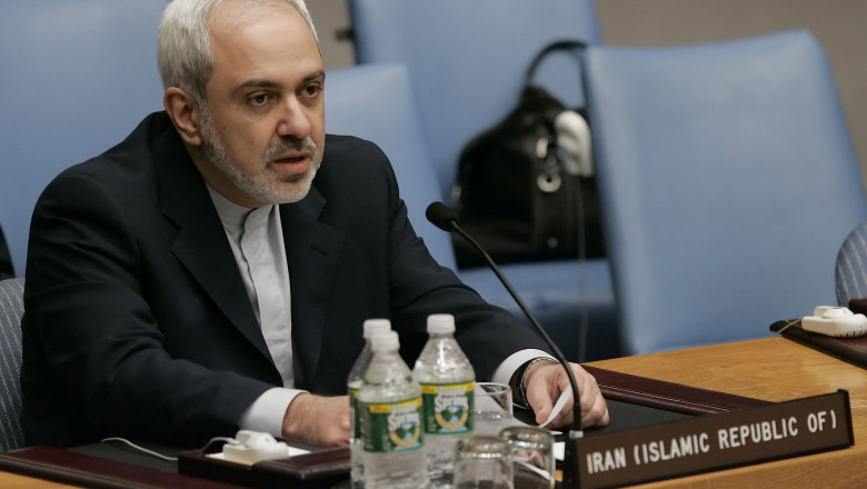 Mohammad Javad Zarif, ministrul de Externe al Iranului.