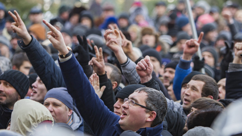 protest chisinau - usatai - 21012016 agerpres 8224817