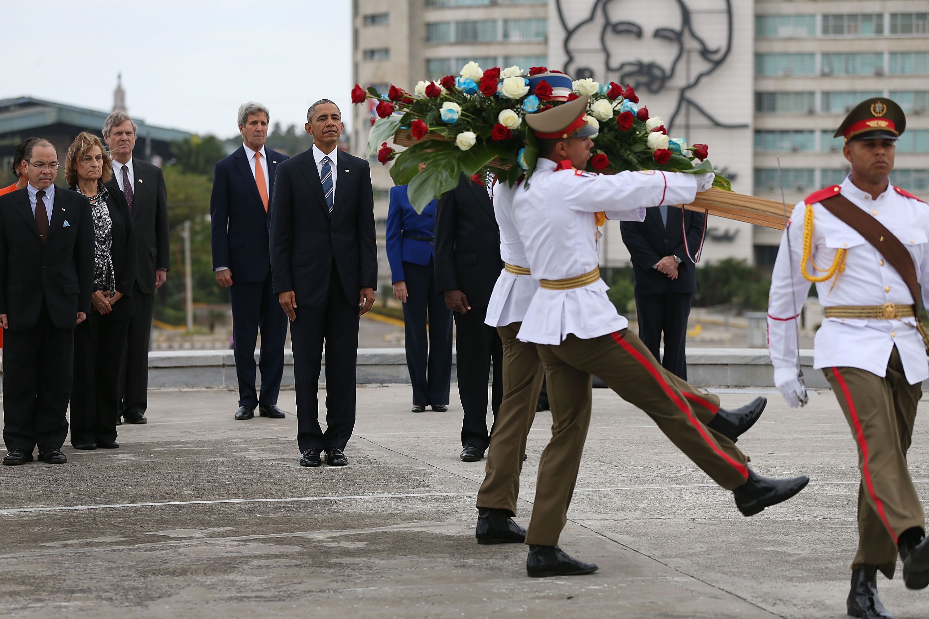 Obama la memorialul Jose Marti - GettyImages-516833102