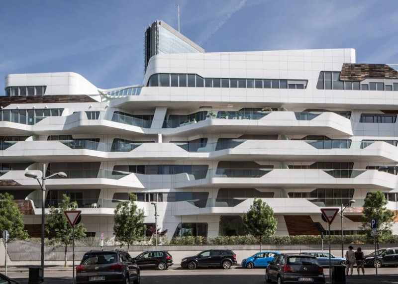 zaha hadid - complex de locuinte milano - fb