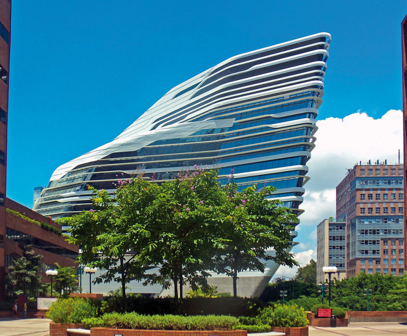 zaha - Jockey Club Innovation Tower Hong Kong Polytechnic University - wiki