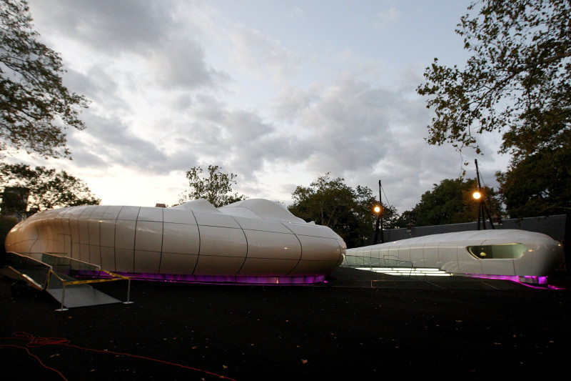 zaha hadid - chanel contemporary art container NY GettyImages-83375394