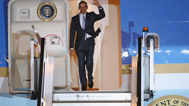 Barack Obama ajunge in Marea Britanie GettyImages-522965042