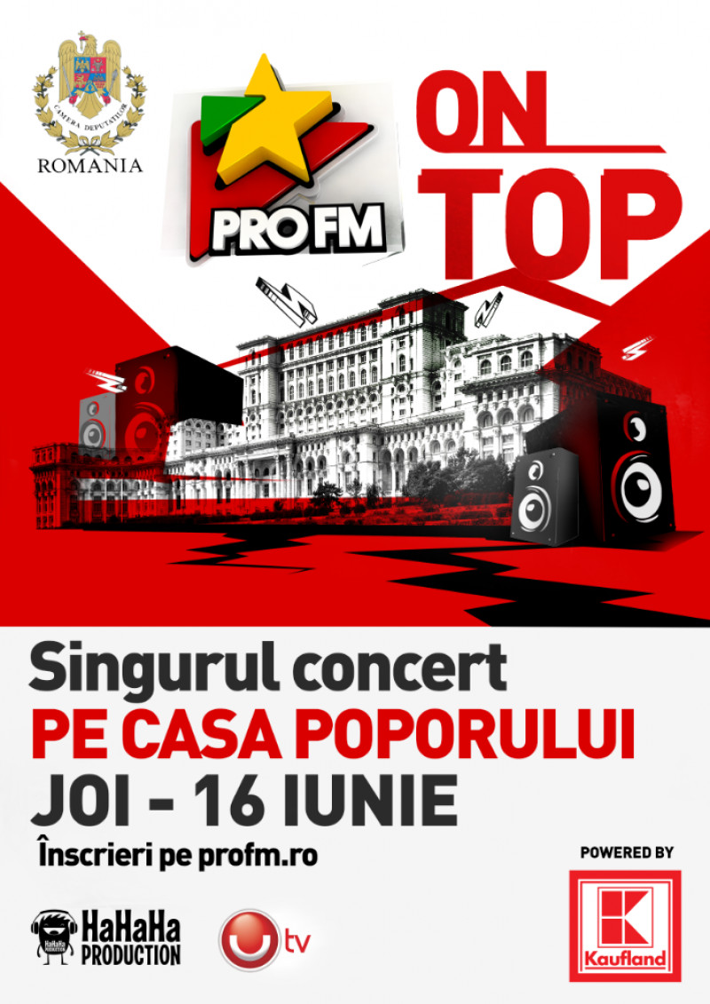 Tante Diplomat pengeoverførsel ProFM on Top, singurul concert de pe Casa Poporului | Digi24