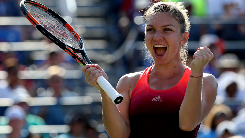 simona halep bucurie GettyImages-487240108