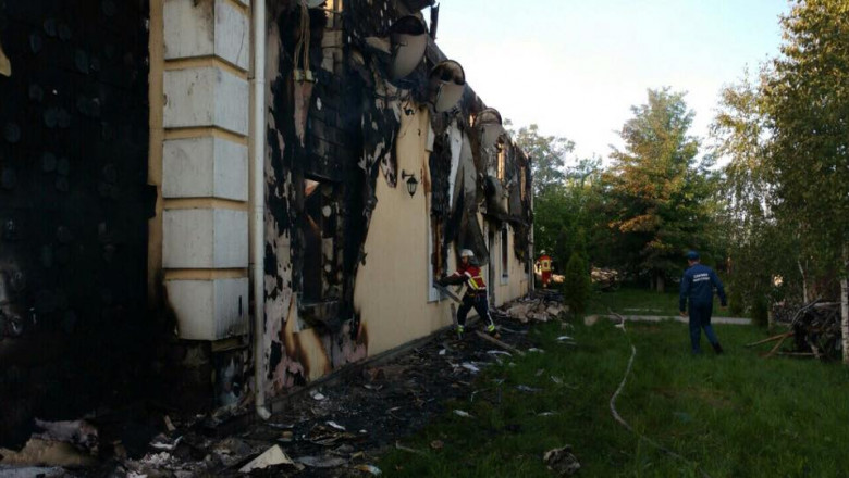 incendiu azil ucraina