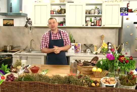 Sanatatea in bucate. Chef Deni Carculea gateste alaturi de Marius Tudosie