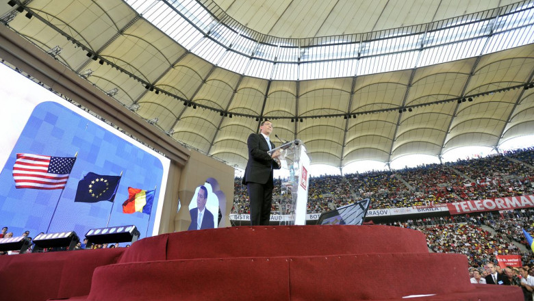 ponta lansare arena nationala cu tribuna psd ro