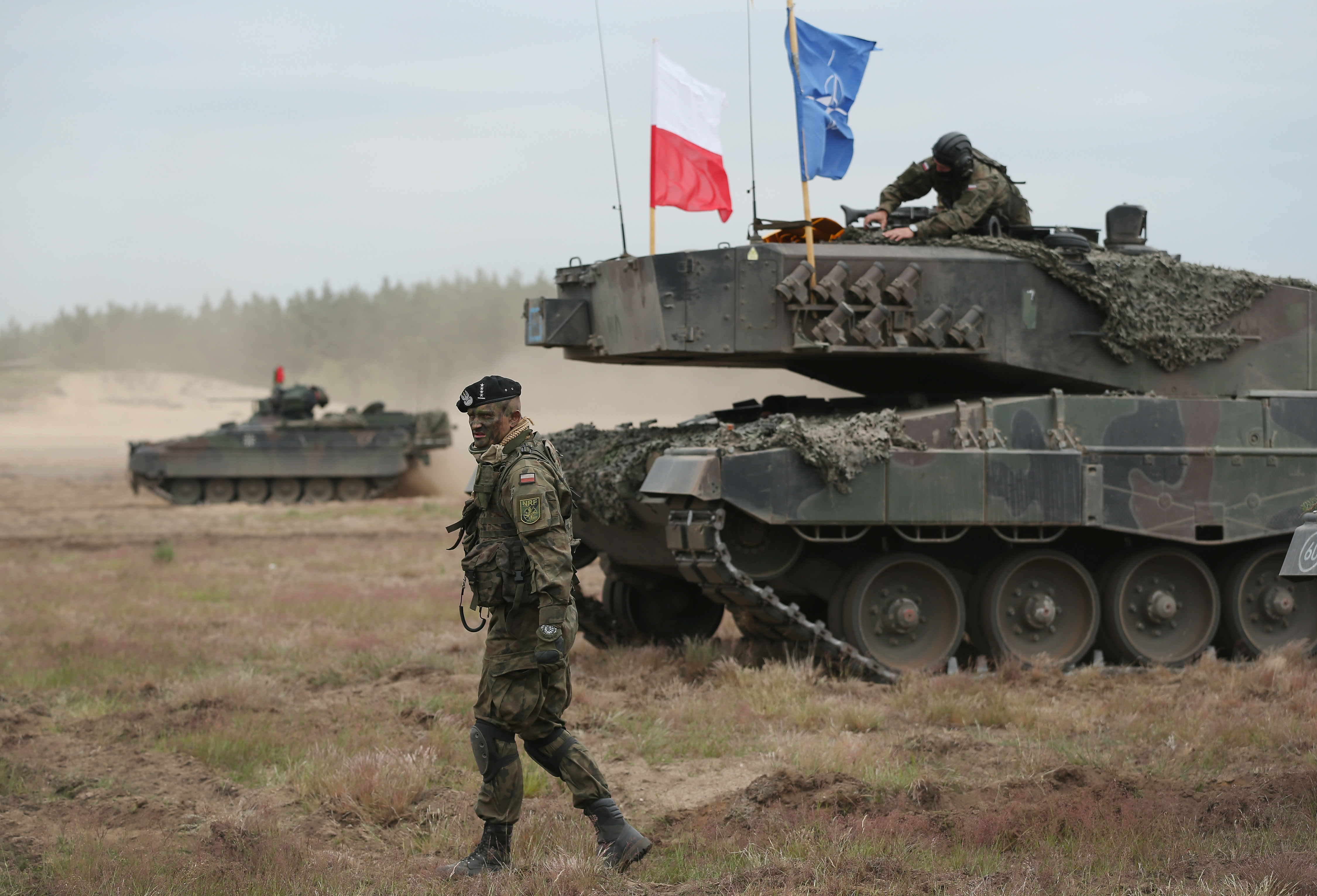 NATO organizează în Polonia exerciții militare cu muniție reală. Scopul deplasării de trupe SUA din Germania