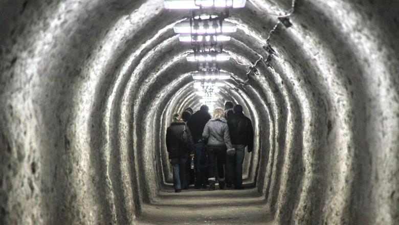 Salina Turda tunel de acces 4