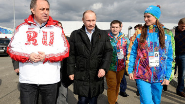Vitaly Mutko Vladimir Putin Soci 2014 GettyImages-466909851