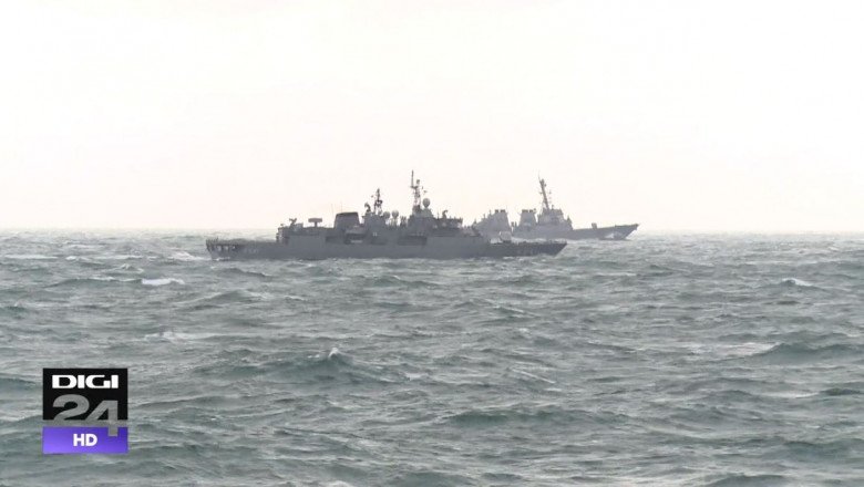 Exercitiu militar naval Marea Neagra digi24 octombrie 2015 2 -1