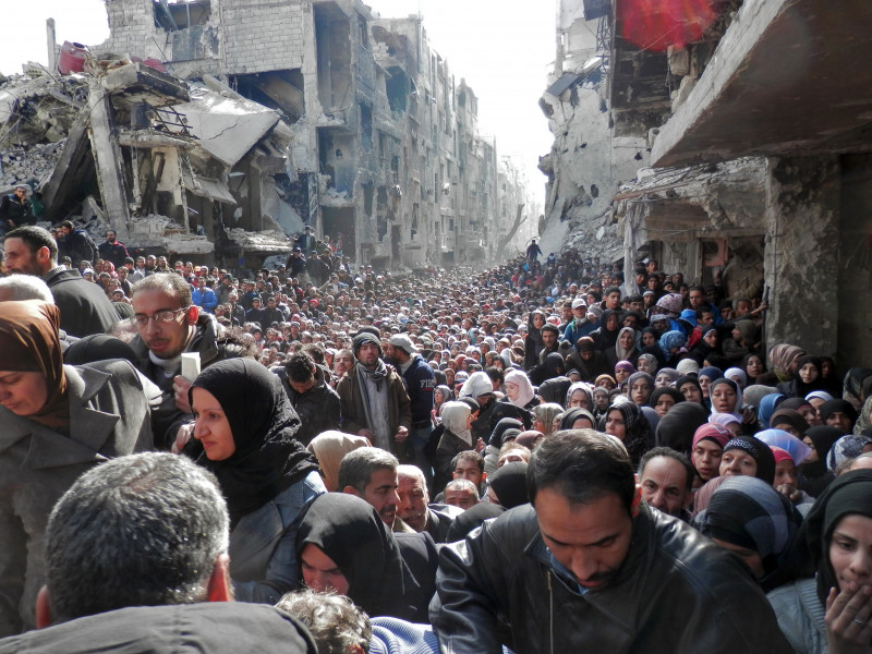 Siria cladiri bombardate ianuarie 2014 GettyImages septembrie 2015