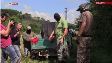 captura sky news falşi traficanţi români arme