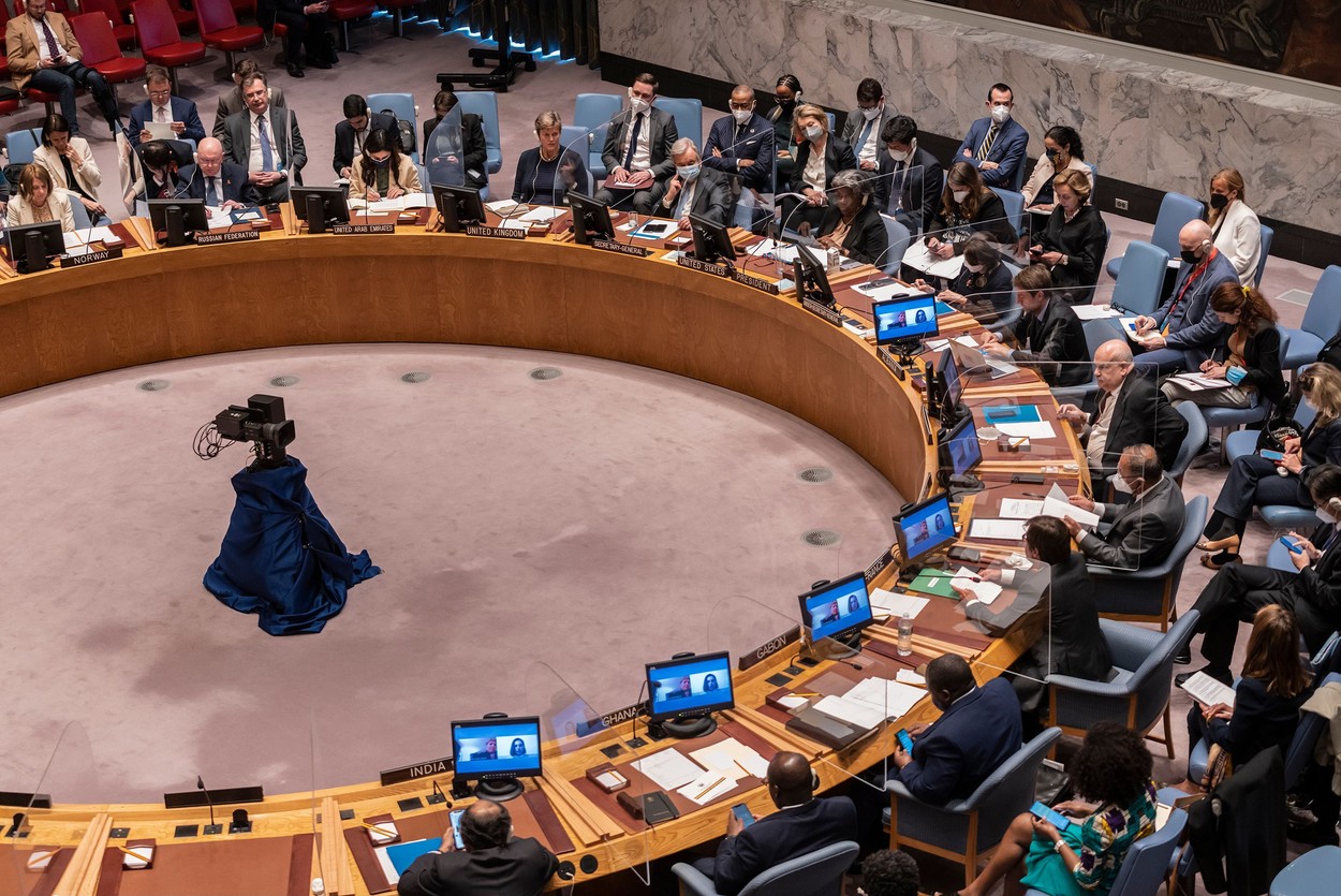 Consiliul de Securitate al ONU evită cuvintele „război”, „conflict” sau „invazie” în primul său comunicat oficial privind Ucraina