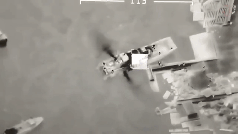 Ucrainenii spun că au mai scufundat o navă rusească în apropiere de Insula Şerpilor, cu o dronă Bayraktar