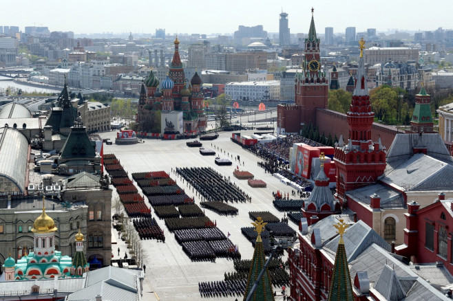 Dress rehearsal of Victory Day parade in Moscow