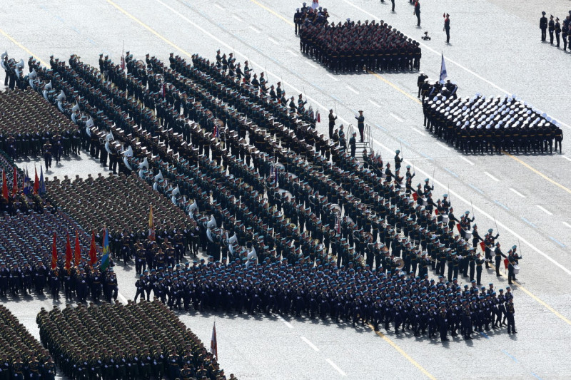 Dress rehearsal of Victory Day parade in Moscow