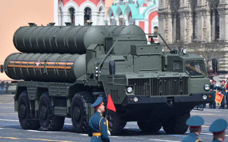 Russia WWII Victory Parade Rehearsal