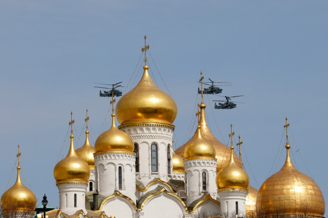 Dress rehearsal of Victory Day parade in Moscow