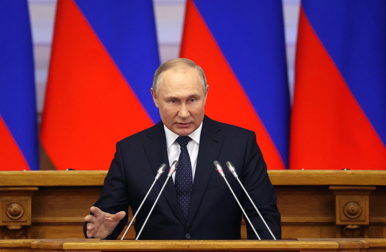 Putin le-a urat „tuturor locuitorilor Ucrainei un viitor paşnic şi drept” în timp ce le bombardează țara și ucide mii de civili
